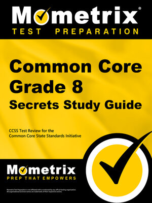 cover image of Common Core Grade 8 Secrets Study Guide